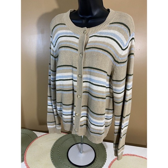 Vintage 90s American Eagle Outfitters Women’s  Button Up Sweater Size L - Picture 7 of 16